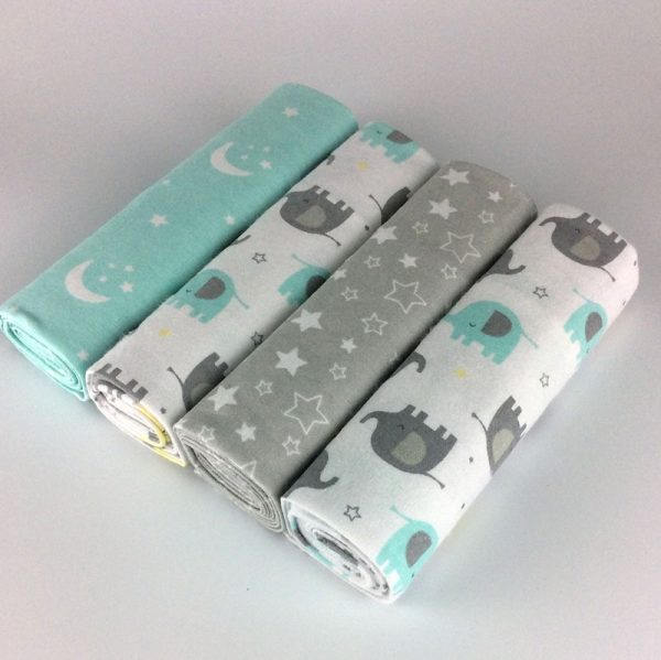 Small Cotton Blankets 4 pcs Set - Image 6