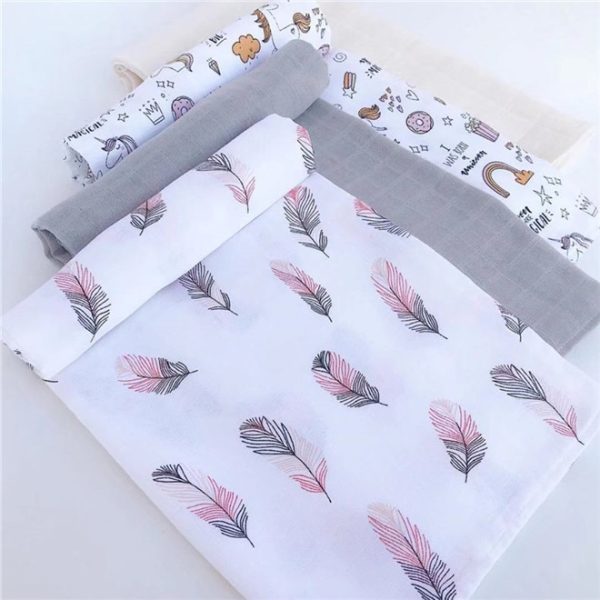 Baby Cotton Muslin Swaddle Blanket