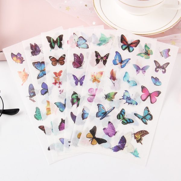 Flying Butterflies Washi Stickers