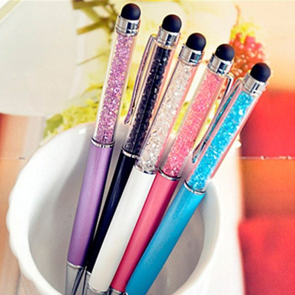 Set of 5 Diamond Crystal Ballpoint Pens