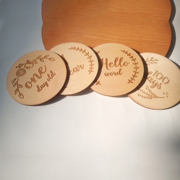 Baby Wooden Milestone Cards - Image 3