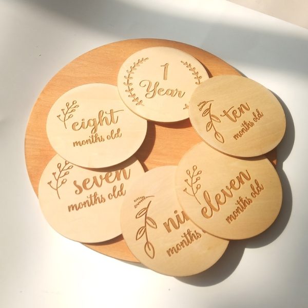 Baby Wooden Milestone Cards - Image 4