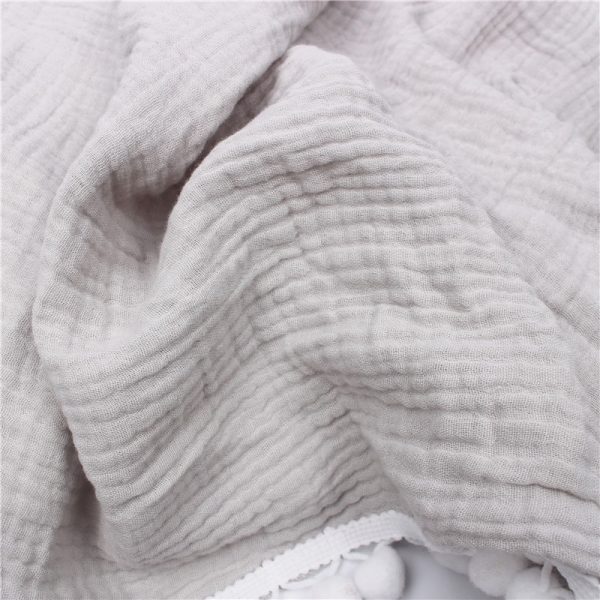 Baby Tassel Swaddle Blanket - Image 4