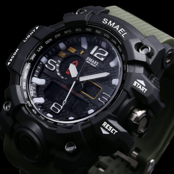 Rugged Sports Watches for Men with Digital and Analogue Display - Image 5