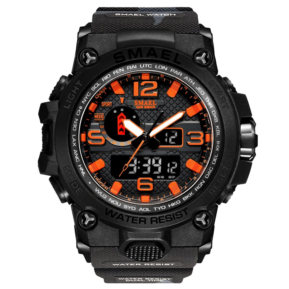 Camo Black Orange