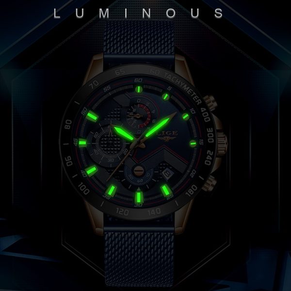 Men's Classic Quartz Waterproof Watches - Image 6
