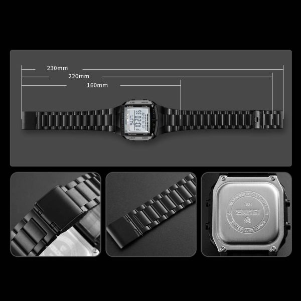 Men's Stainless Steel Sports Watch - Image 7