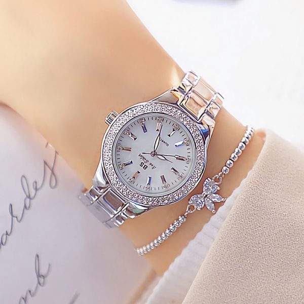 Women's Crystal Patterned Watch - Image 7