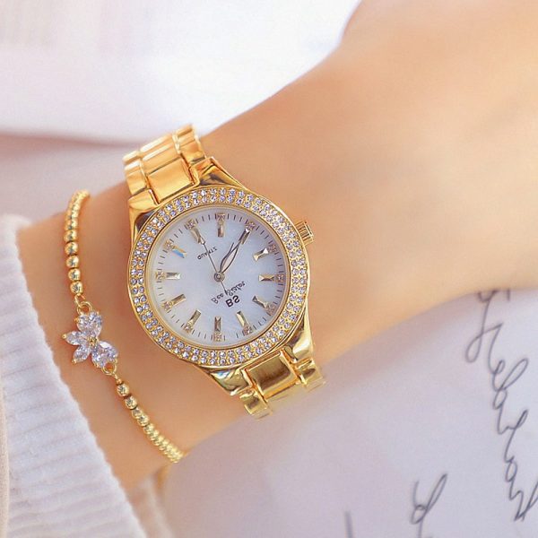 Women's Crystal Patterned Watch - Image 5