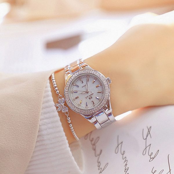 Women's Crystal Patterned Watch - Image 8