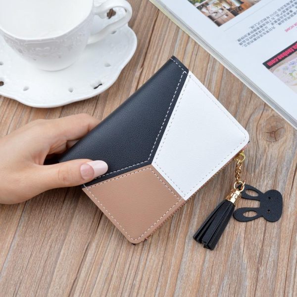 Geometric Printed Short Wallet for Women - Image 3