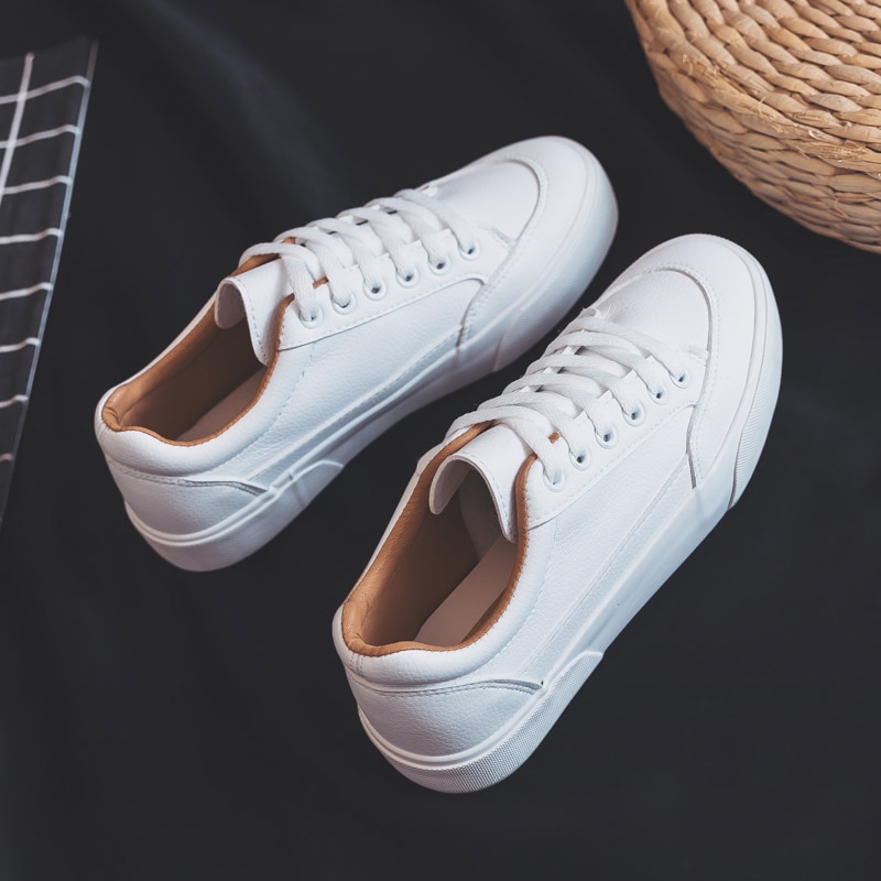 Women's Fashion Casual Plain Coloured Sneakers