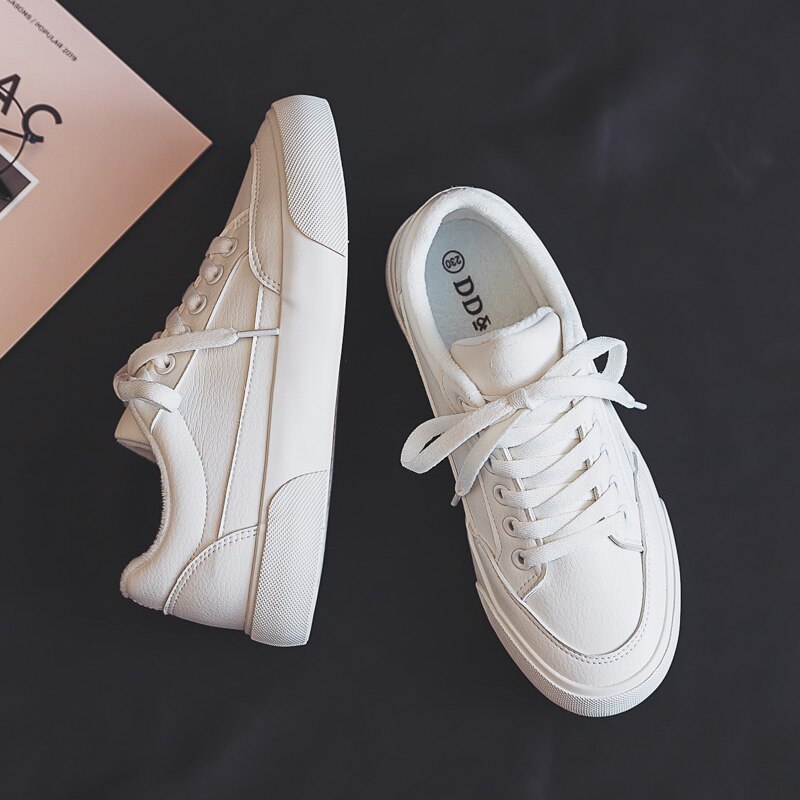 Women's Fashion Casual Plain Coloured Sneakers