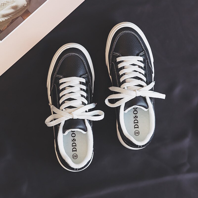 Women's Fashion Casual Plain Coloured Sneakers