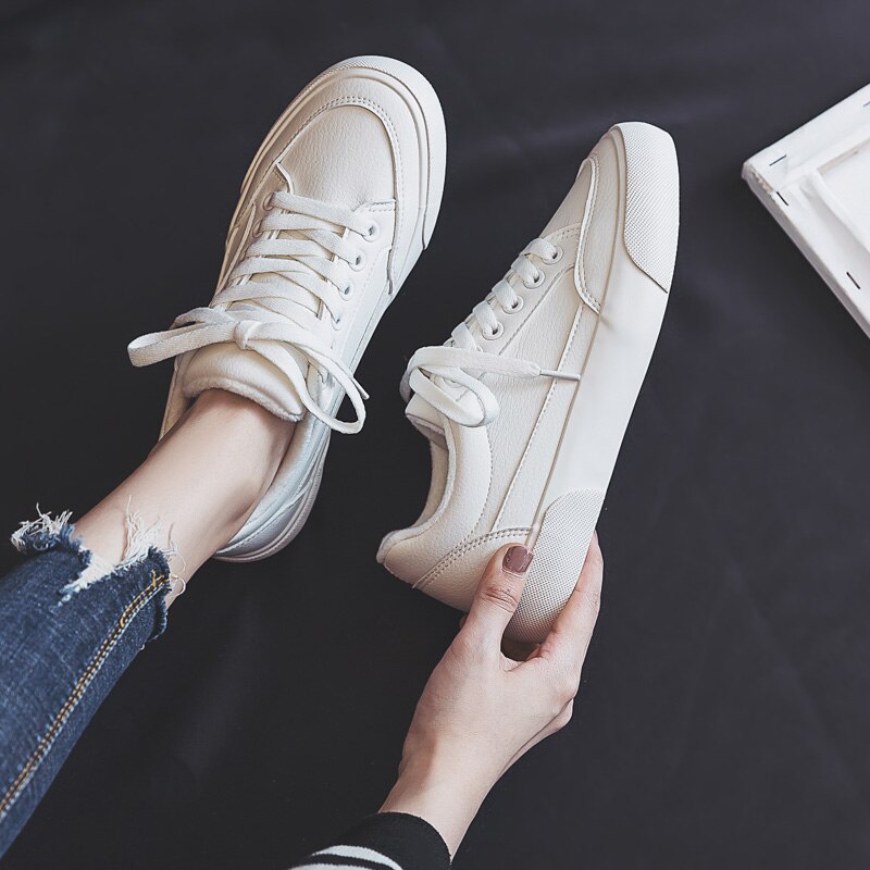 Women's Fashion Casual Plain Coloured Sneakers