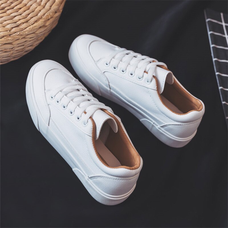 Women's Fashion Casual Plain Coloured Sneakers