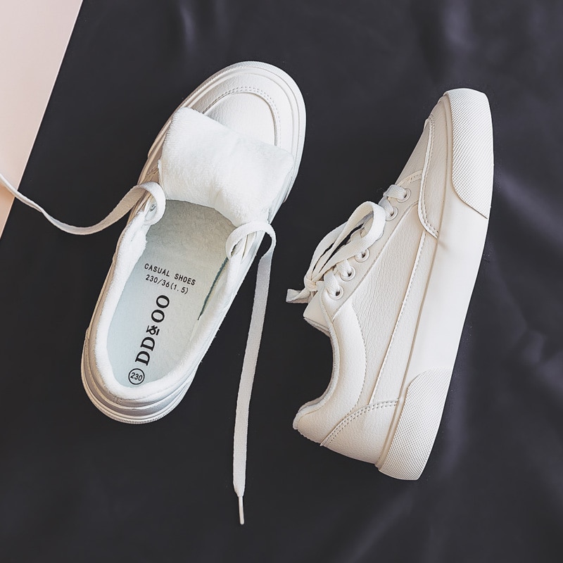 Women's Fashion Casual Plain Coloured Sneakers