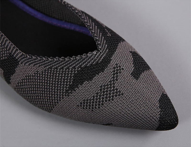 Women's Breathable Knit Pointed Summer Shoes