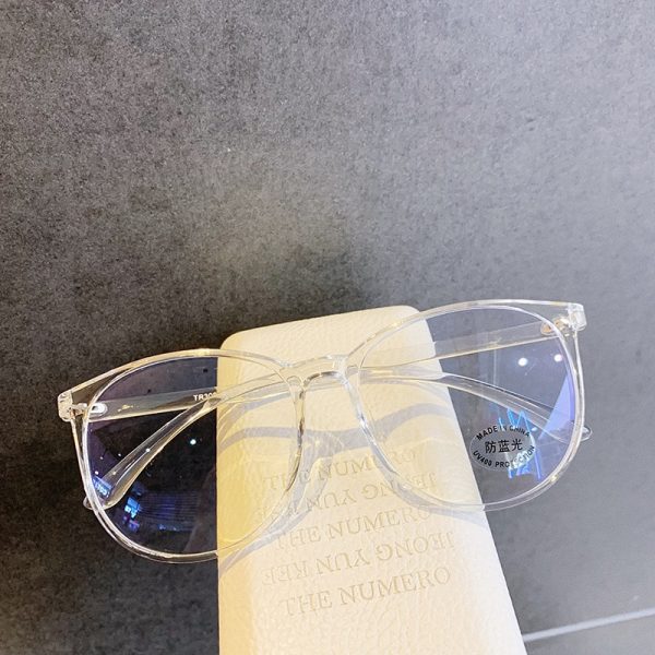 Transparent Anti Blue Light Rounded Glasses - Image 5