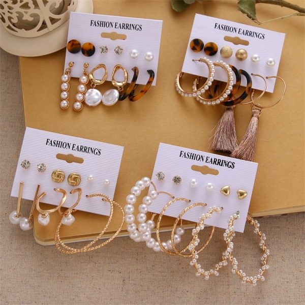 Women's Stylish Earrings Set - Image 6