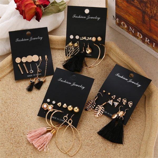 Women's Stylish Earrings Set - Image 5