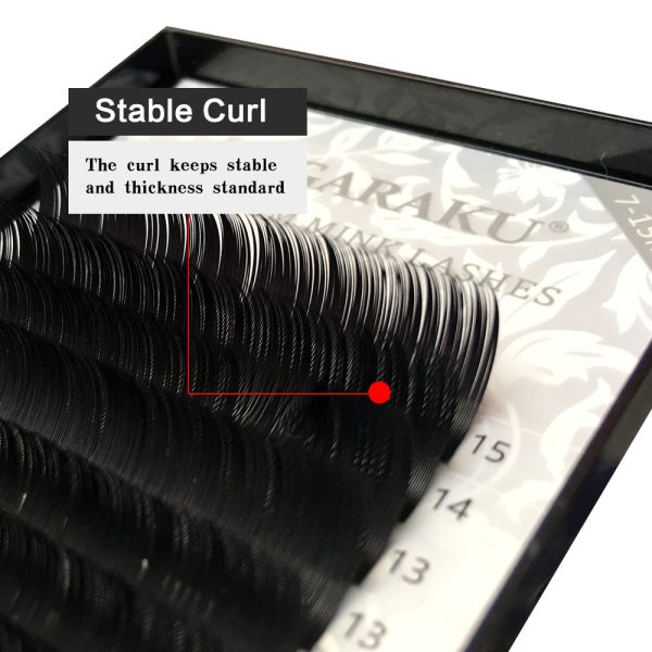 16 Rows Natural Mink Makeup Individual Eyelashes - Image 4