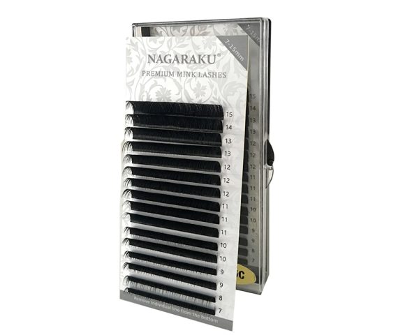 16 Rows Natural Mink Makeup Individual Eyelashes - Image 3