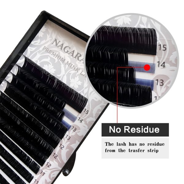 16 Rows Natural Mink Makeup Individual Eyelashes - Image 5