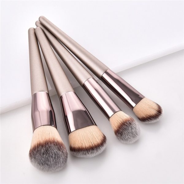 Champagne Color Makeup Brushes Set - Image 5