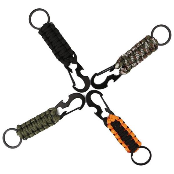 Rope Carabiner Hook Key Chain - Image 4