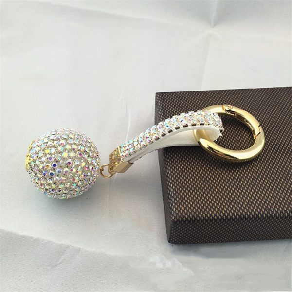 Glitter Keychain with Rhinestones - Image 4