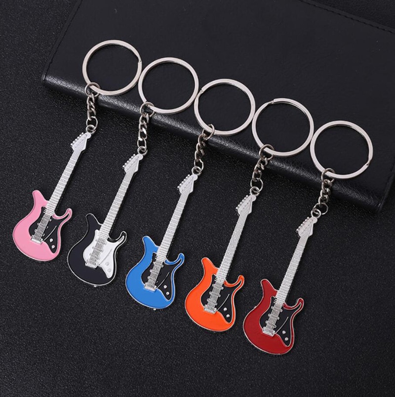 Guitar Key Chain For Car