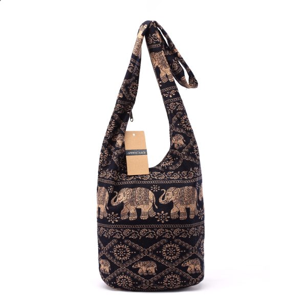 Vintage Bohemian Cotton Shoulder Bag for Women - Image 3