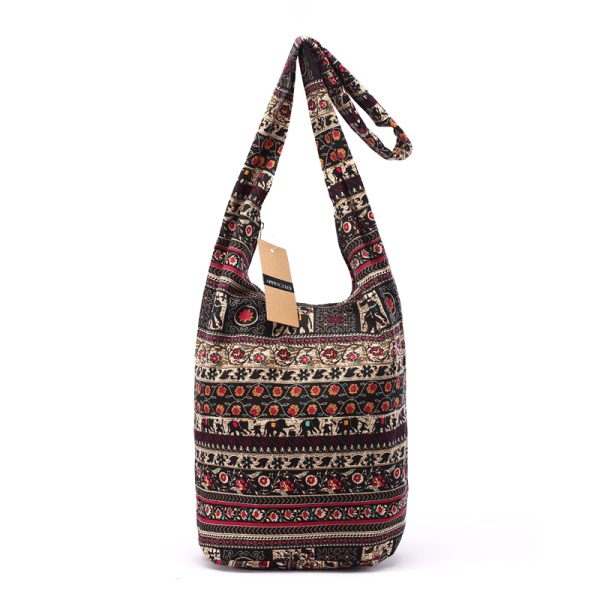 Vintage Bohemian Cotton Shoulder Bag for Women - Image 6