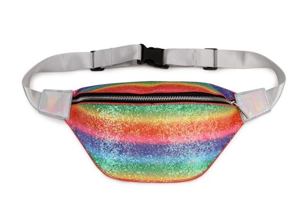 Women's Glitter Rainbow Waist Pack - Image 3