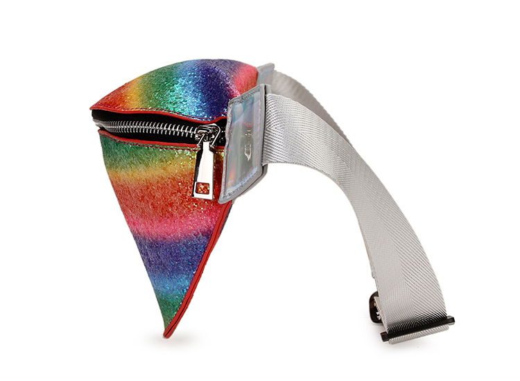 Women's Glitter Rainbow Waist Pack