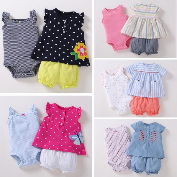 Summer Printed Clothing Set 2 Pcs