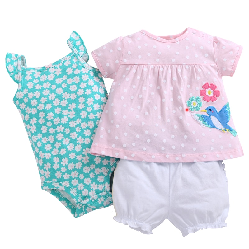 Summer Printed Clothing Set 2 Pcs