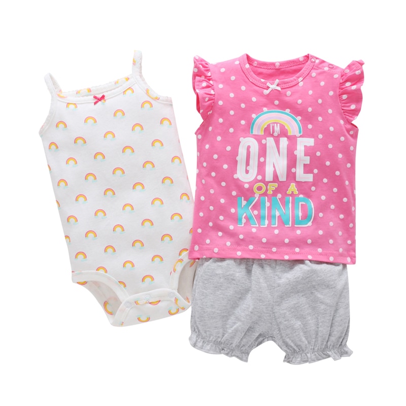 Summer Printed Clothing Set 2 Pcs