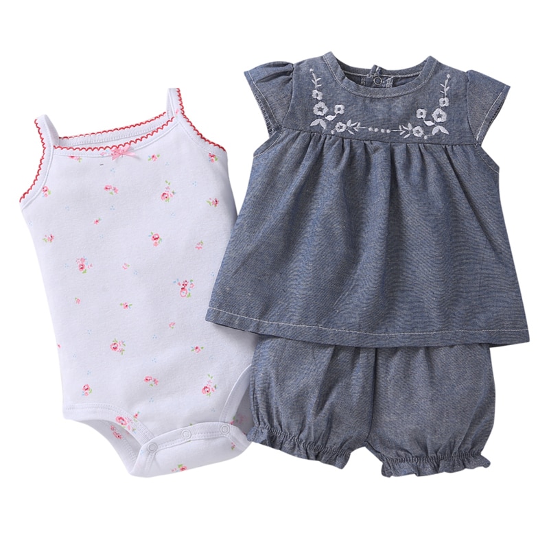 Summer Printed Clothing Set 2 Pcs