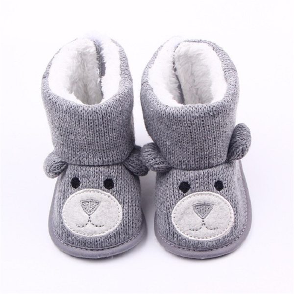 Baby's Warm Soft High Cotton Shoes - Image 3