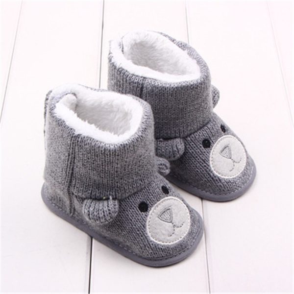 Baby's Warm Soft High Cotton Shoes - Image 5