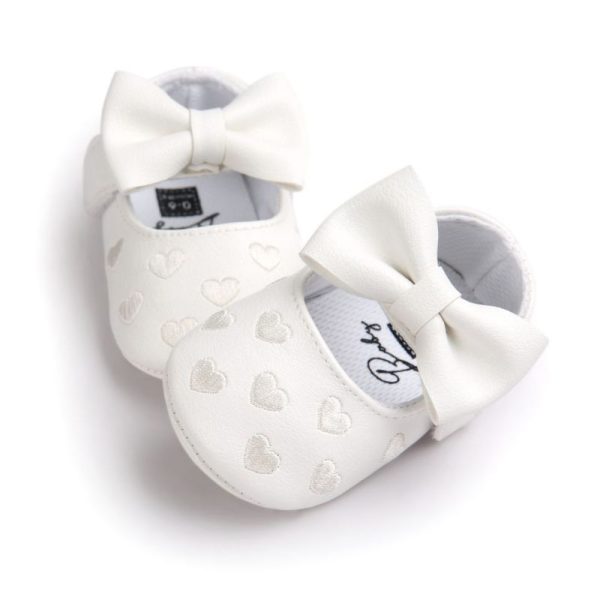 Baby Girl's Hearts Patterned Summer Shoes - Image 7