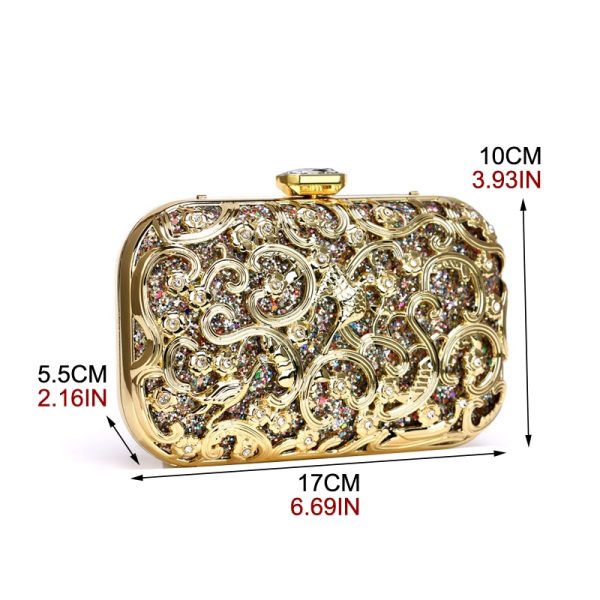 Women's Stylish Small Evening Clutch - Image 4