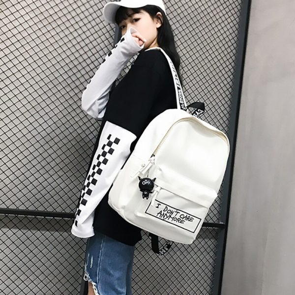 Women's I Don't Care Backpack - Image 4