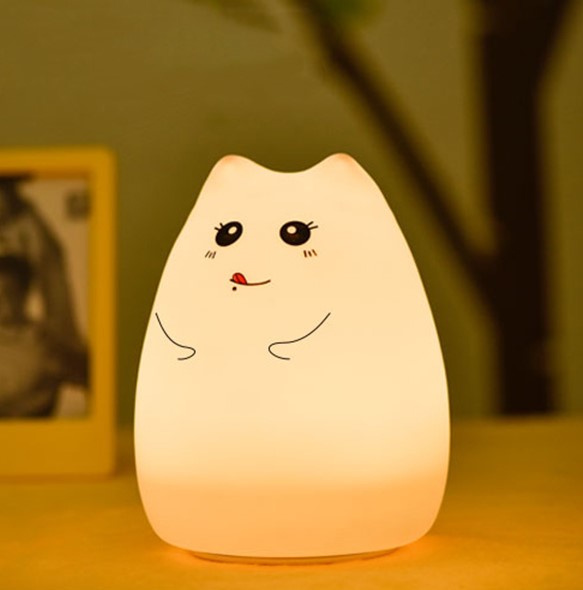 Kid's Bedroom Cute Cat LED Night Light