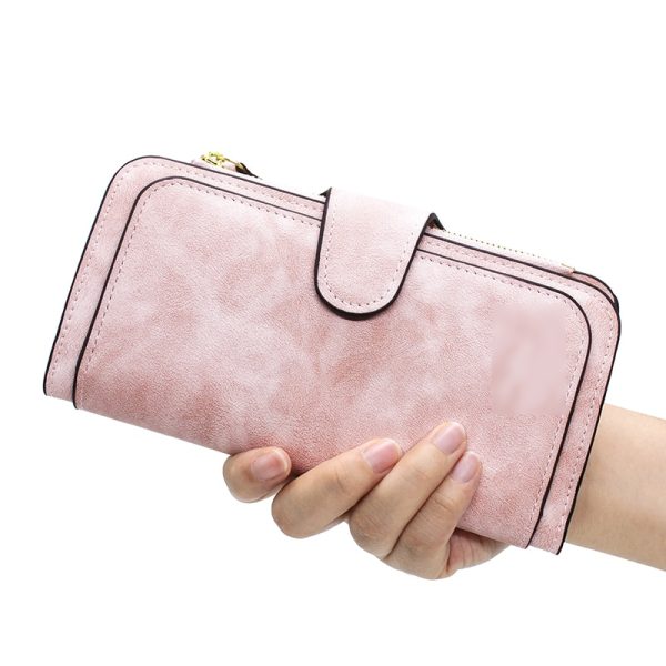 Women's Faux Suede Wallet - Image 6