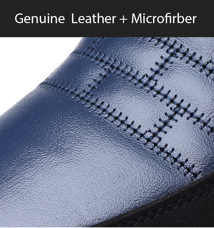 Men's Casual Suede Panelled Slip-One Shoes
