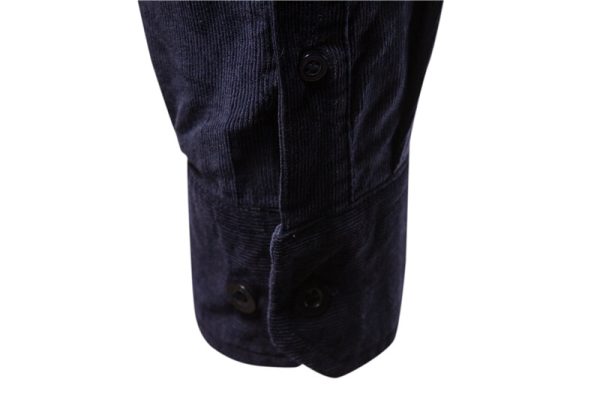 Men's Casual Velour Shirt - Image 7