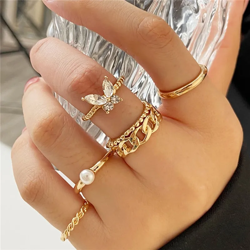 Women's Boho Rings Set